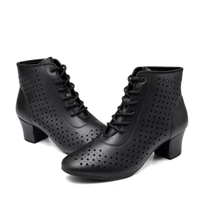 Women's Square Dance Shoes Gao Bang Breathable Modern Dance Performance Shoes Adult Indoor Outdoor Social Dance Shoes