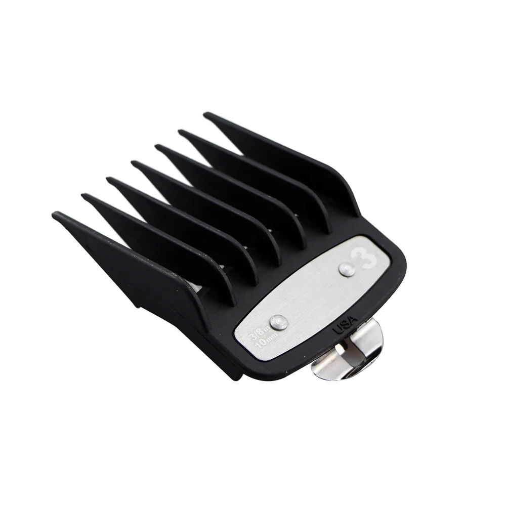 Black 8 Grids Base Box Universal Hair Clipper Limit Comb Guide Attachment Size Barber Replacement Hair Styling Tool Accessories