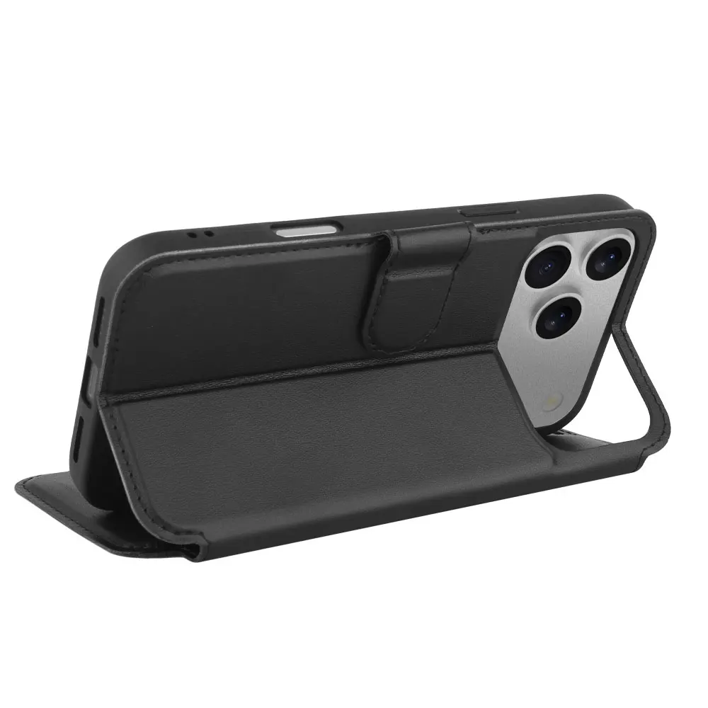product laudtec wallet folio case book design with magnetic closure kickstand card slots flip cover for iphone 17 for iphone 17 pro max-8