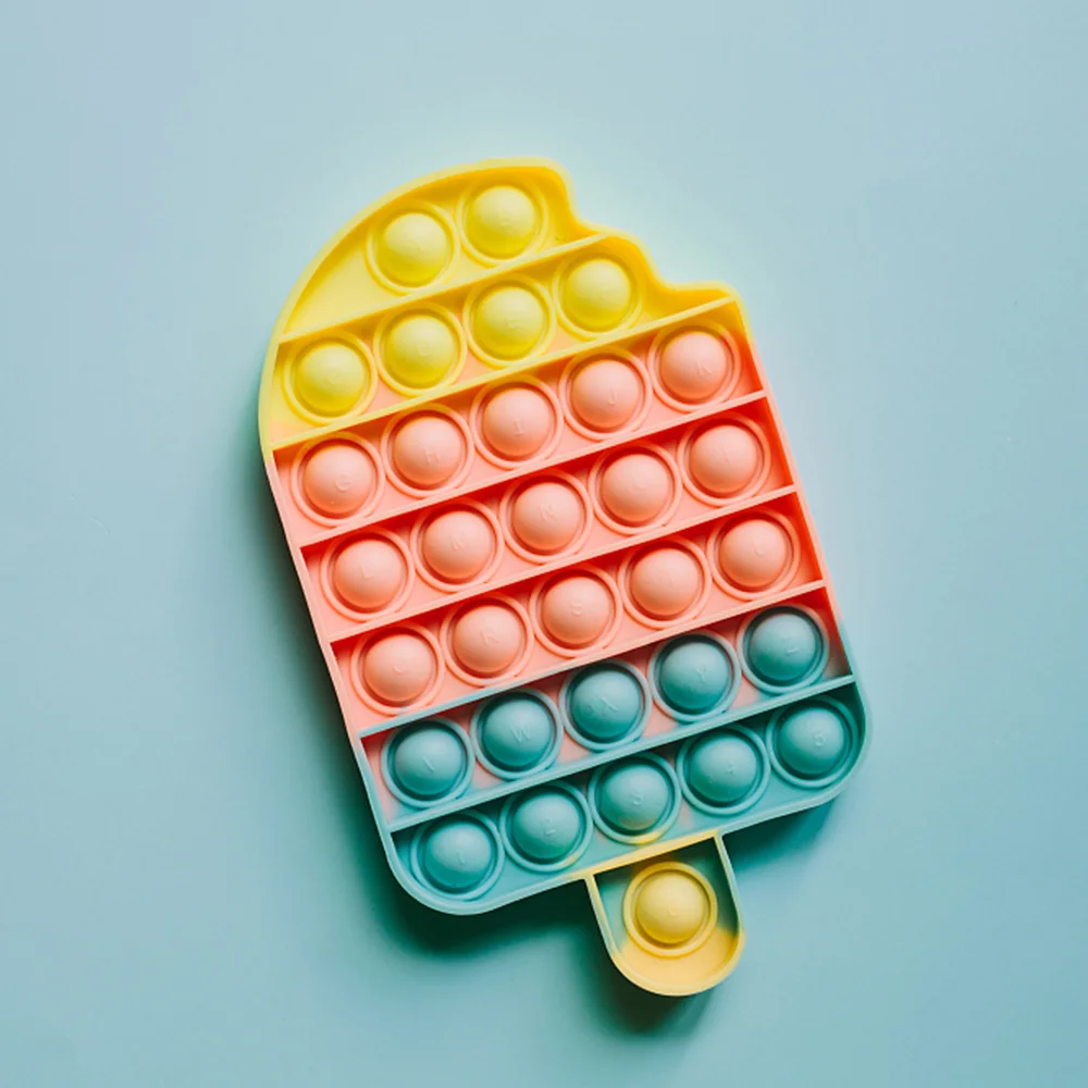 Игрушка-антистресс Huiye pop, квадратная пузырьковая игрушка-антистресс, ручная игрушка-антистресс, антистресс, игрушки