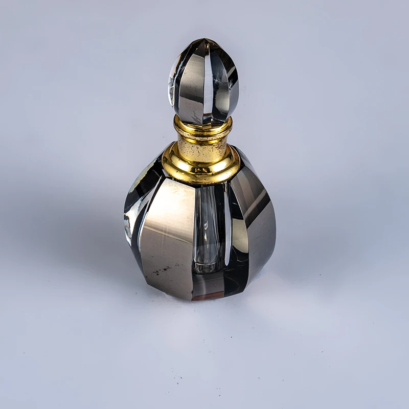 Small Bridge Hot Sale Elegant Luxury Glass Empty Bottle Can Be Customized 6ml Perfume Bottle with Mirror Crystal