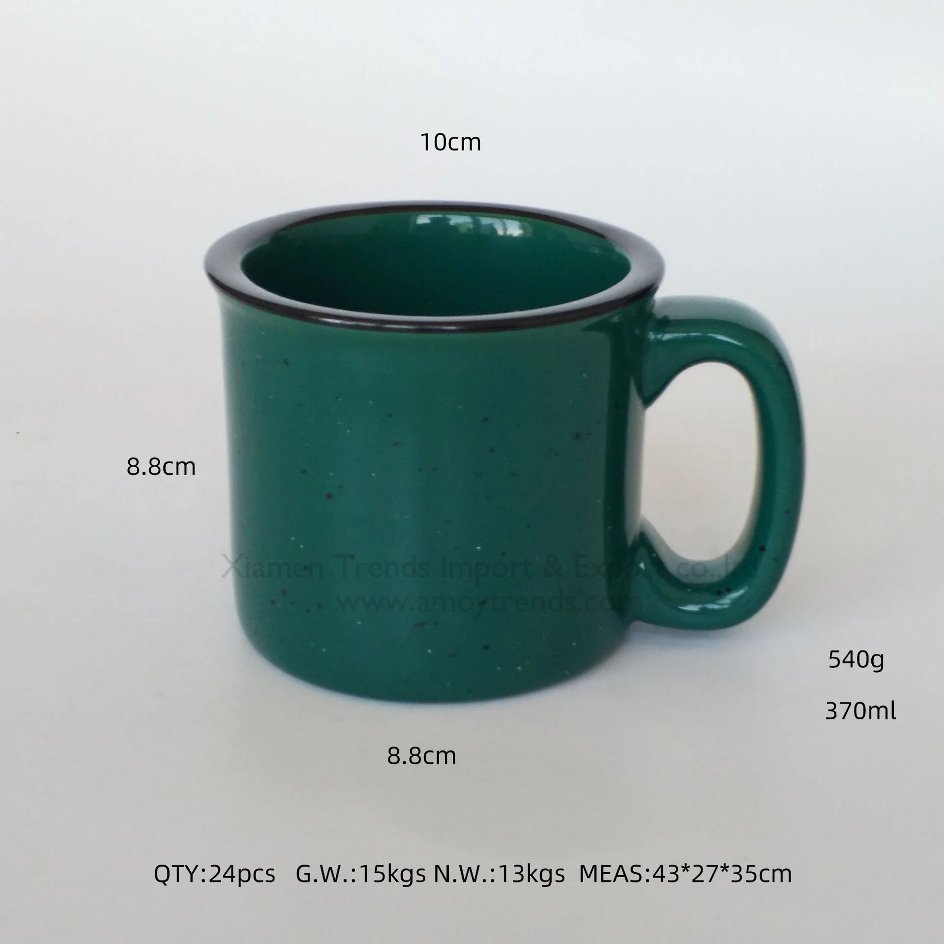 Wholesale Custom Speckled Sublimation Ceramic Campfire Camping Coffee Mug For Camper Hiking Camp