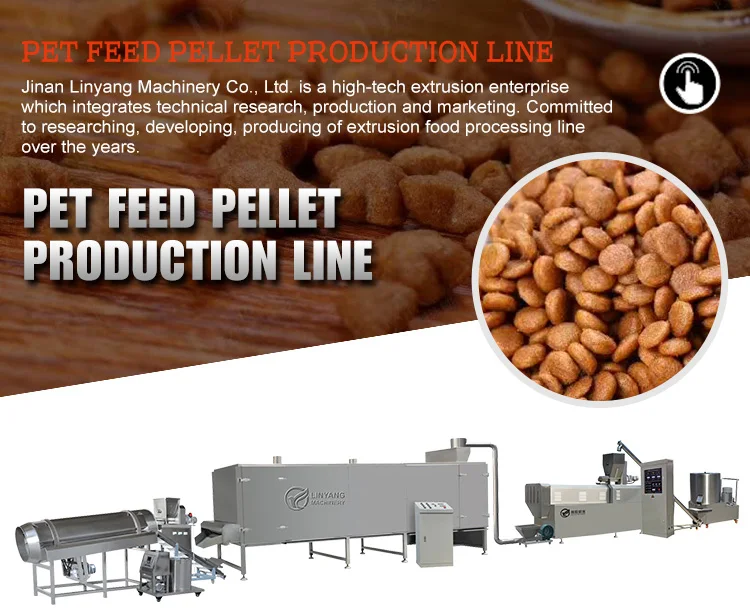 Pet Food Pellet Extruder Machine Industrial Pet Animal Food Extruder