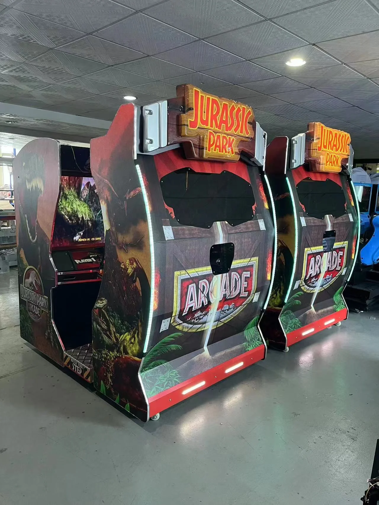 Coin Games 42 LCD - Jurassic Park Arcade Shooting Simulator