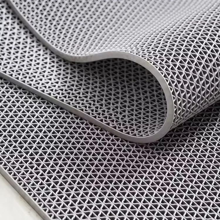 Anti-slip PVC S Mat Rolls Price 5mm 6mm Thickness Floor Door Mat ZIG-ZAG Outdoor Entrance Bathroom Carpet