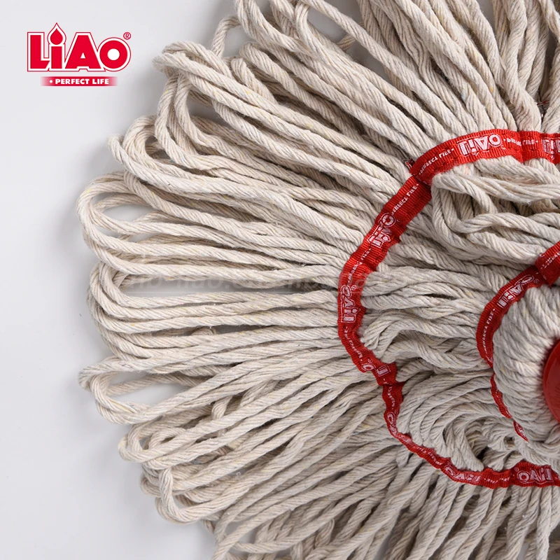 Buy Liao Wet Mop Floor Cleaning Cotton With Steel Stick Medium 1