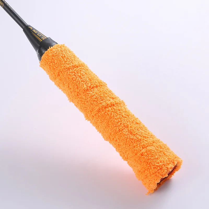 タオルバドミントンラケットハンドルオーバーグリップラケットグリップ