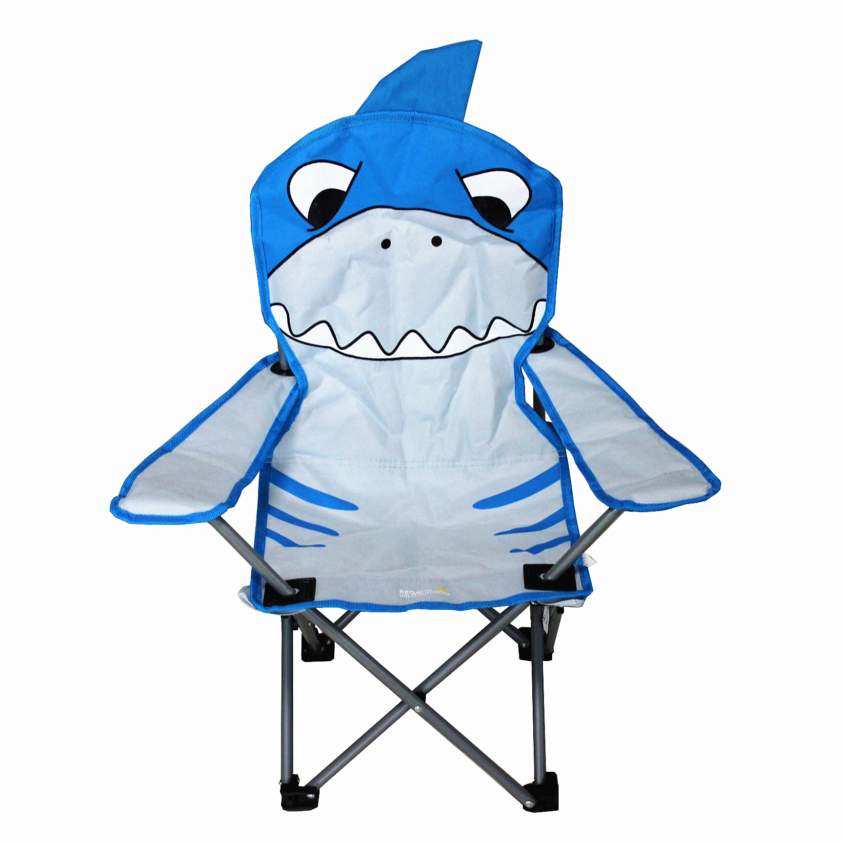 Relax Fishing Blue Shark Pattern Comfortable Folding Tourist Chair