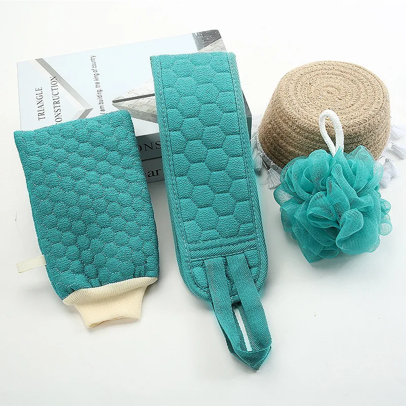 Wholesale 3pc Skin Spa Massage Body Scrub Bath Glove Turkish