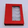 red 5-pairs eyelash book