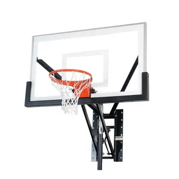 Economy Wall Mount Manual Height Adjustable Ceiling Mounted Basketball ...