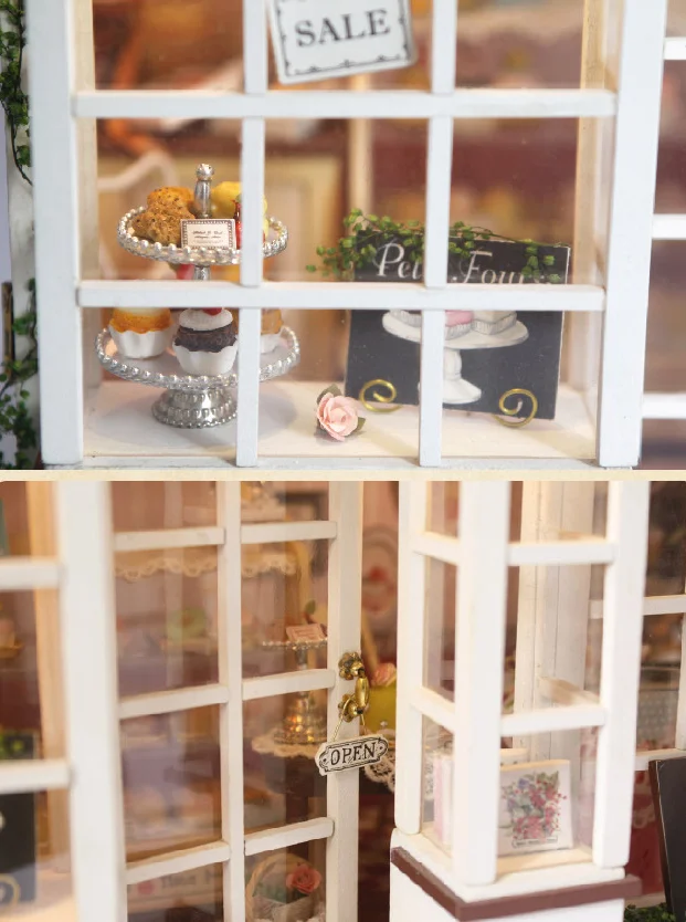 
 Детский игрушечный домик «сделай сам», сборный кукольный домик, модель мебели с голосовым управлением, деревянный игрушечный домик с подсветкой и музыкой  