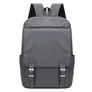 custom logo Male Korean Style Waterproof Lightweight Oxford Computer Backpack Zipper Closure for Business Leisure Student Use