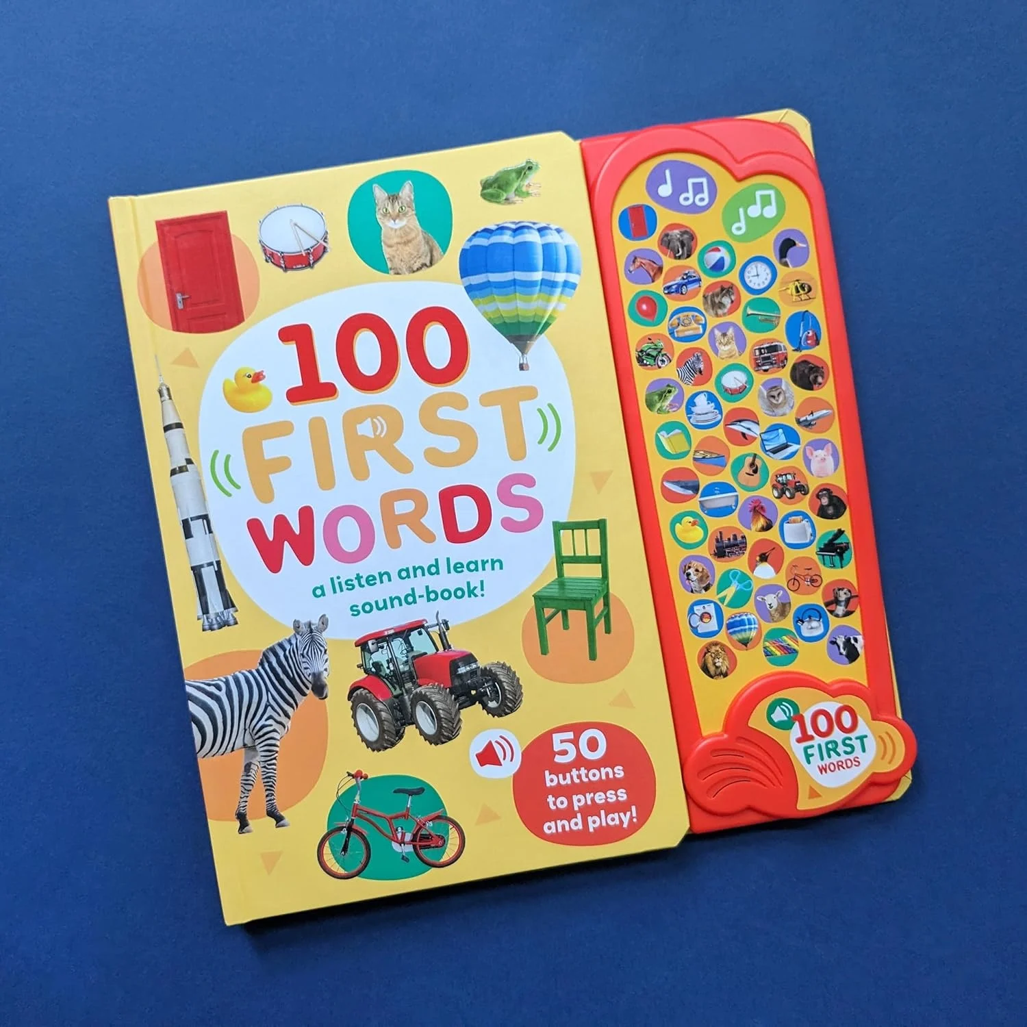 100 First Words Sound Book - Educational Audio Book for Kids