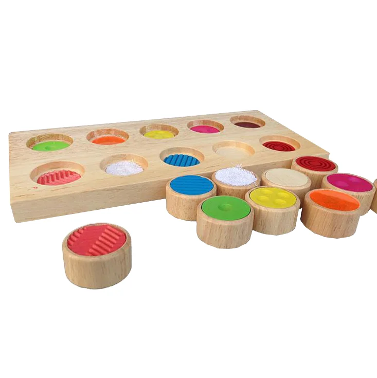 Colorful Tactile Matching Maze Toy Soft Touch Textures Matching Game Toy