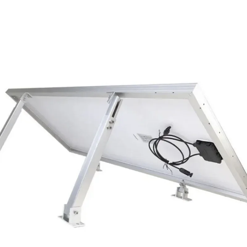 Adjustable PV Panel Solar Panel Rotating Bracket for Roof and Ground Mounting Carport Installation with Anodized Finish