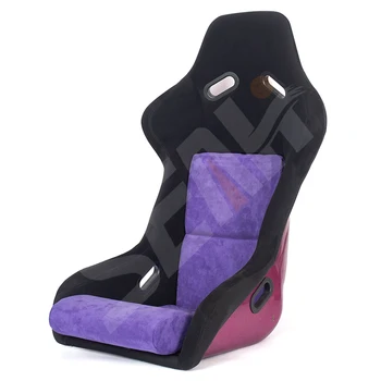 SEAHI High Quality Fashionable Purple Universal Sport Bucket car racing seats Velvet