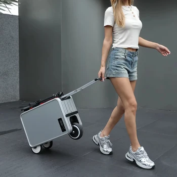 2024 Electric Scooter Luggage Factory Direct Aluminum Suitcase with Battery in Thailand