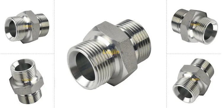 1B-16 good quality hydraulic adapters hose tube pipe fittings bsp fittings hydraulic
