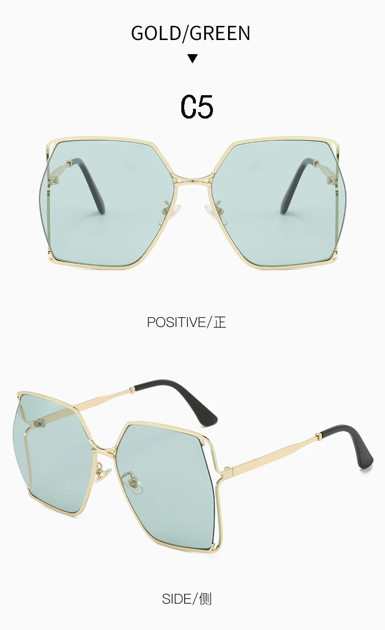 Luxury Trend Designer Retro Oversized Square Sunglasses 2024 New Men   Hbbb44c79f4d24019a22502eb1956f5e2I 