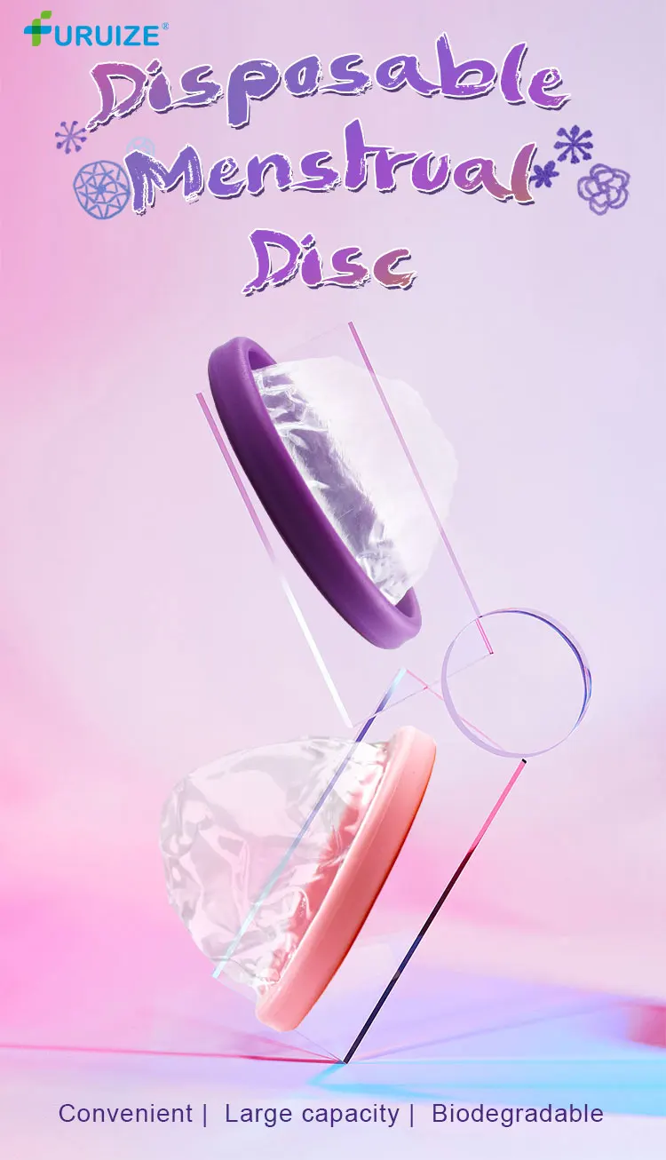 Furuize Disposable Menstrual Disc Tpe+pe Discos Menstruales Soft Best