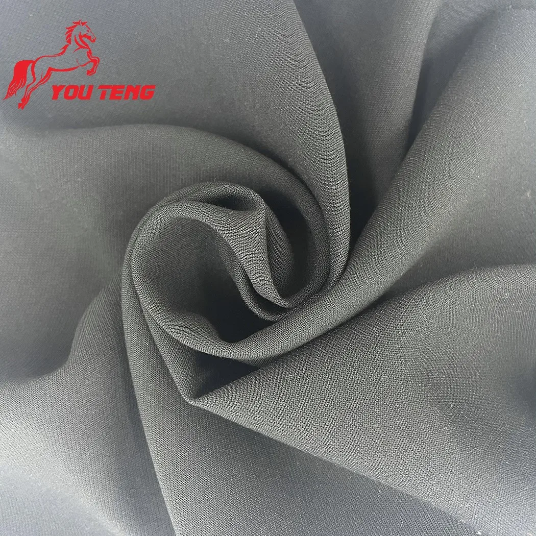 250GSM двойной слой 4 Way Stretch ткани териленовая поролоновая TR костюмная ткань твил ткань для брюк