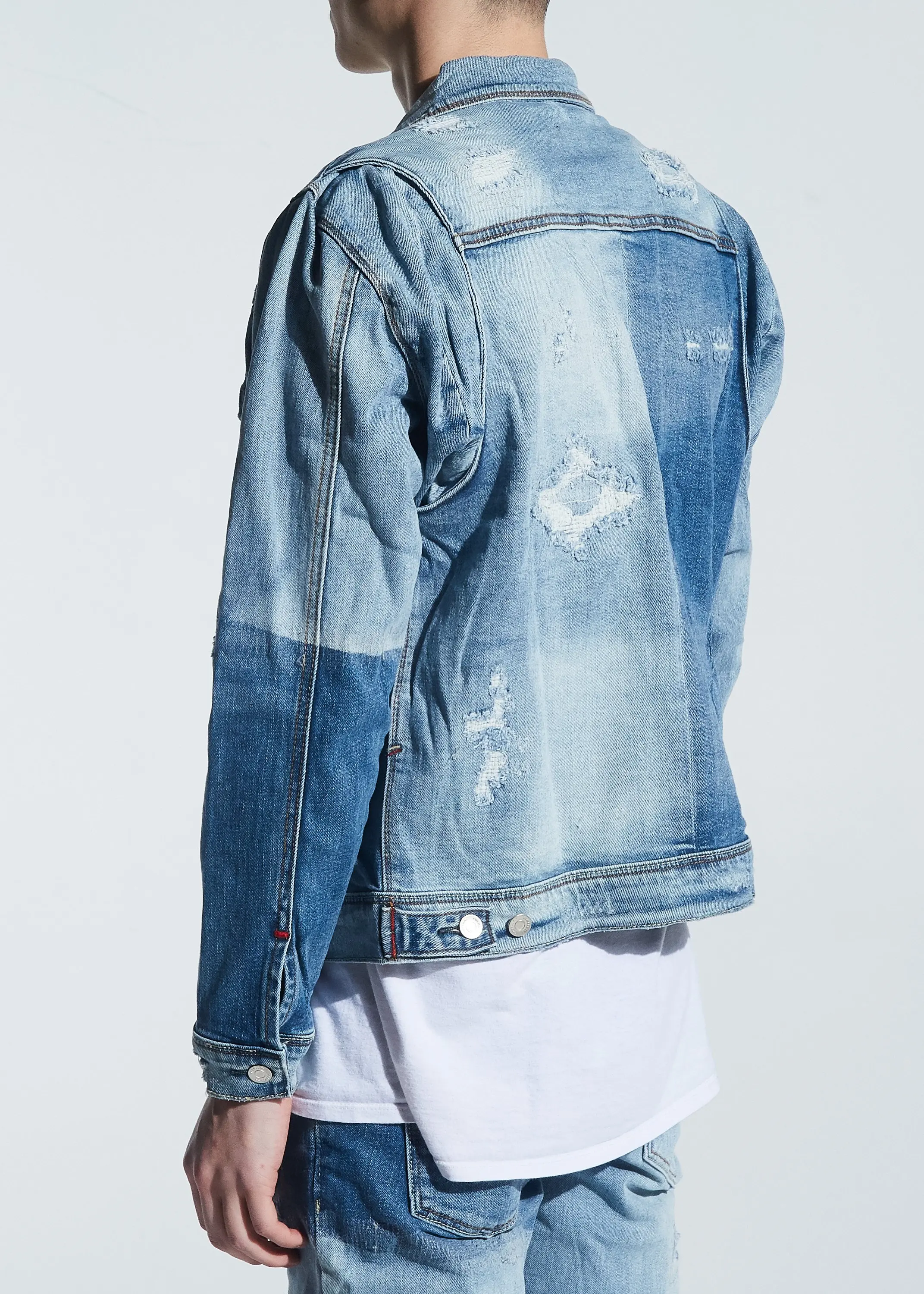 inexpensive denim jacket