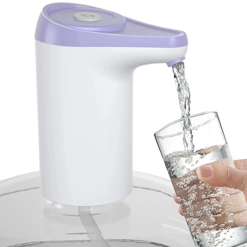 2024 Popular Automatic Portable Rechargeable Home Usb Humanized Tilt Outward Faucet Drinking Water Dispenser Pump