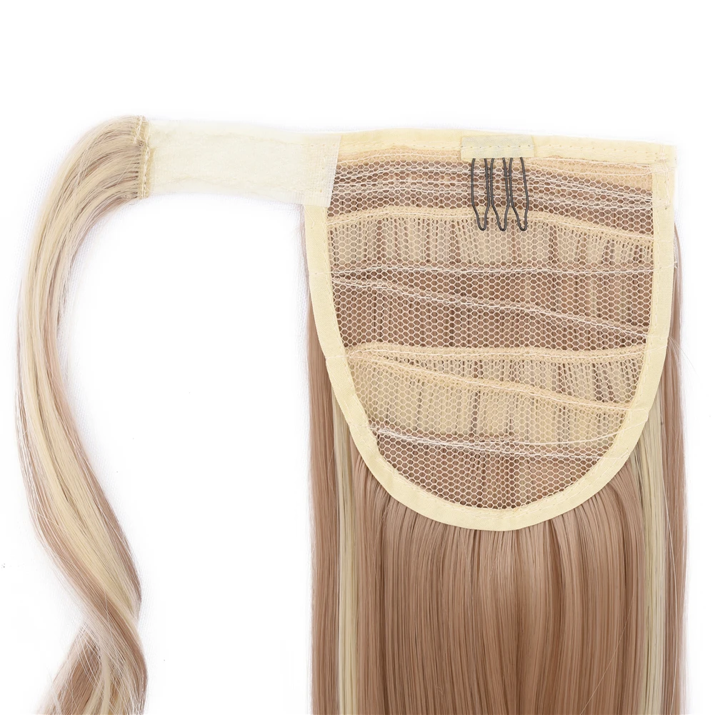 Недорогой длинный прямой конский хвост MYZYR, накладные волосы с зажимом, 23 дюйма, хвост, Курчавый, прямой, длинный цвет, в наличии