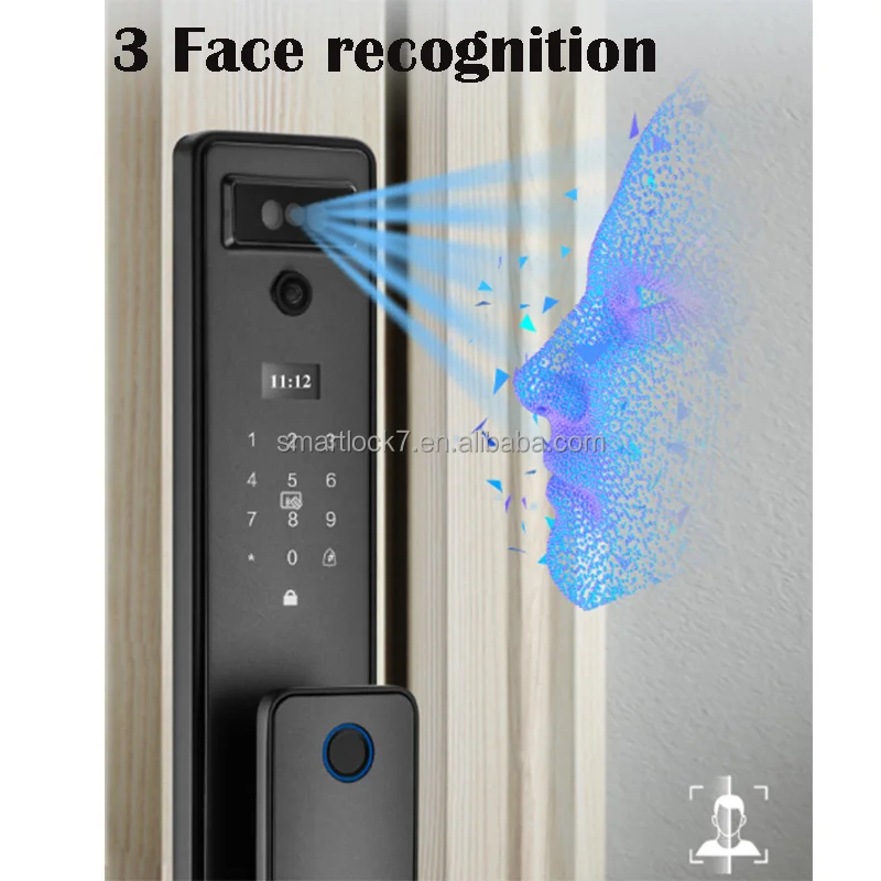Smart Home System Full Automatic Security Door Lock System Electric Keyless Digital Fingerprint Combination Smart Door Lock