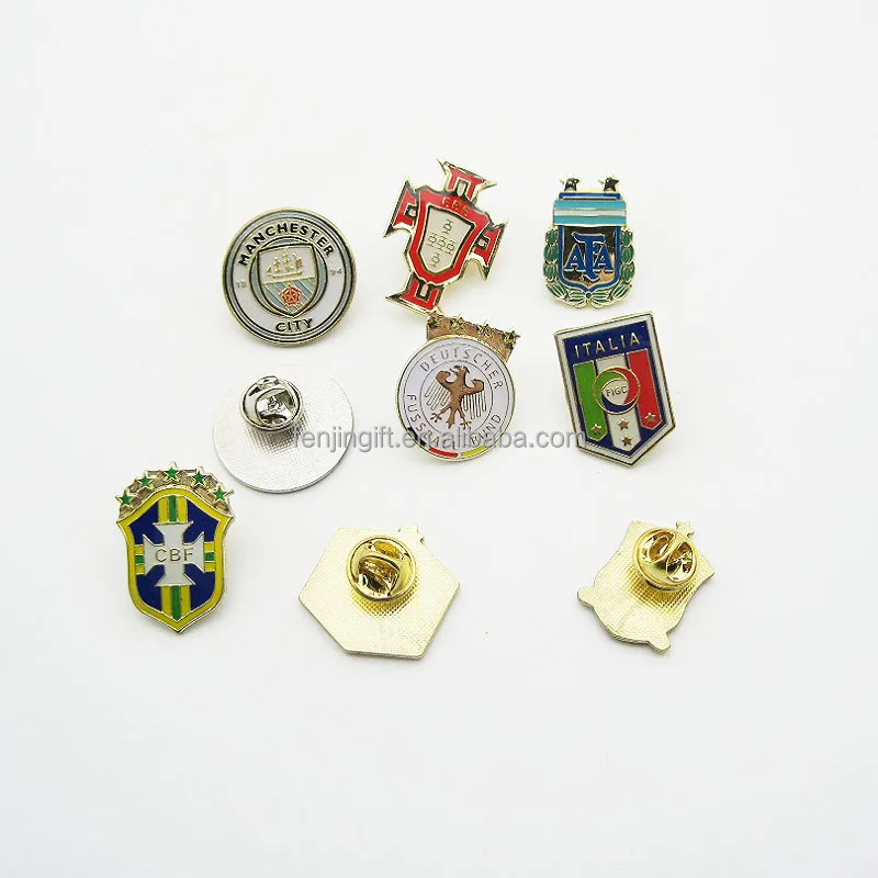 Euro Football Badge Wholesale Team Pin High Quality Metal Enamel Europe