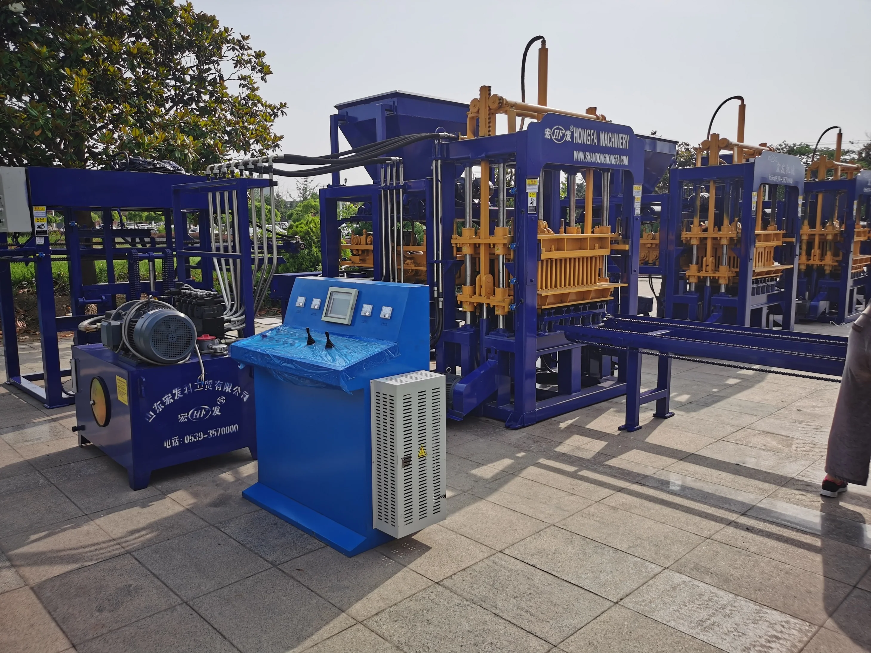 Sand Lime Brick Making Machine Parking Tile Block Making Machine in Bangladesh Cement Block Making Machine Prices