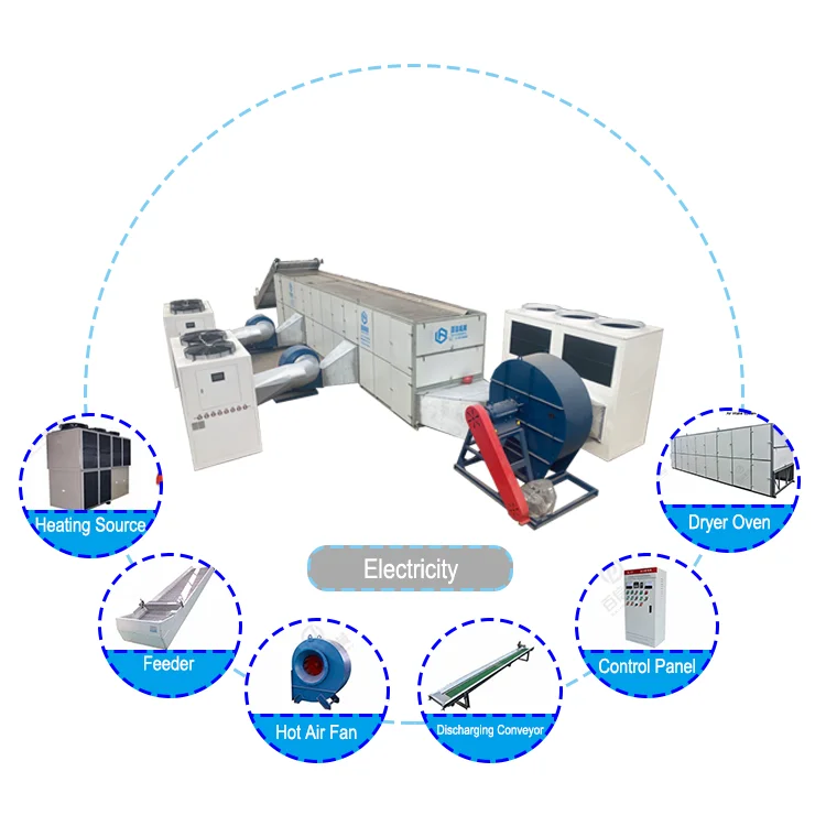 Garlic and Ginger Onion Dryer Machine Carrot Drying Equipment