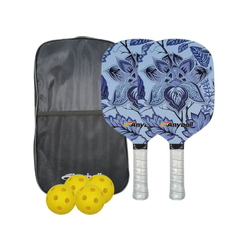 Wholesale Custom PP Honeycomb Core USAPA Approved Glass Carbon Fiber 13mm Thermoformed Pickleball Paddle OEM Available