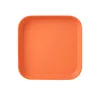 Square plate orange
