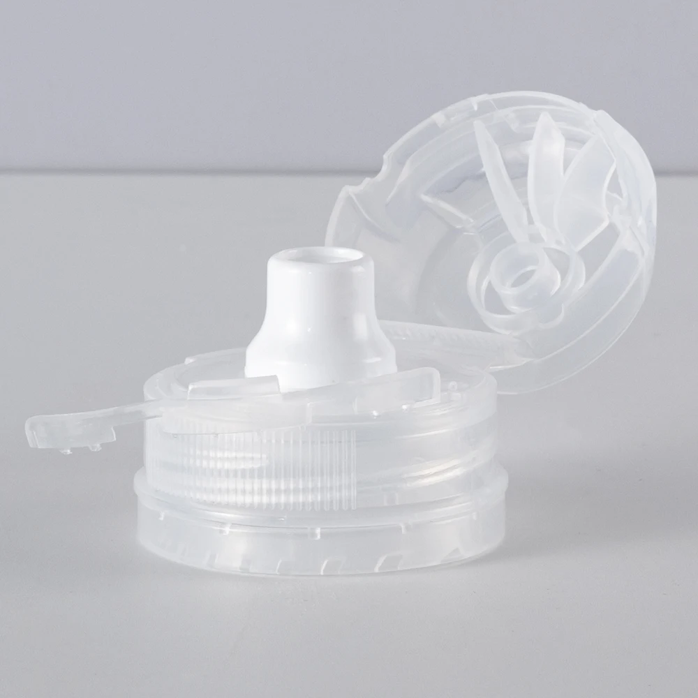 Factory Price 28mm 410 Sport Push Pull Cap Plastic Sport Water Bottle