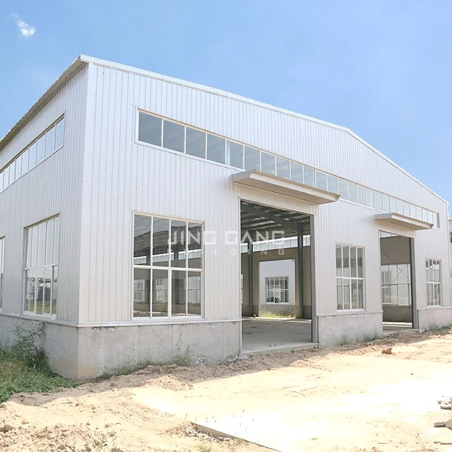 Prefabricated Modern Prefab Building Hangar Mobile Metal Steel Structure Shopping Mall