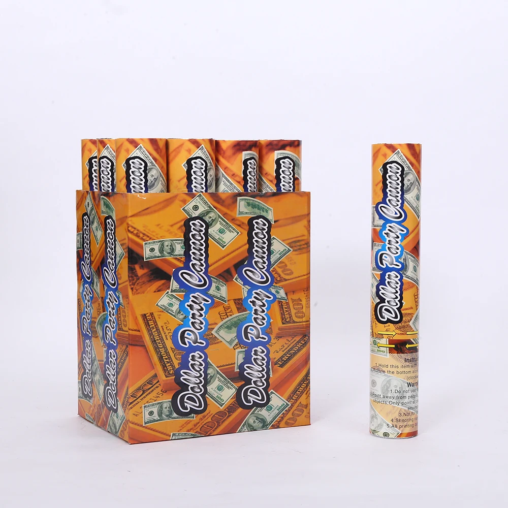 Party Supplies 30cm New Year Dollar Money Confetti Cannon Party Popper