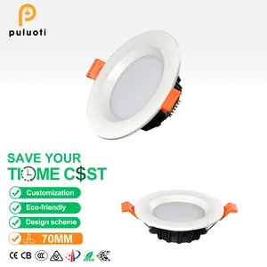 Aluminum Recessed Full Spectrum Eye-protecting Downlight 110 Degree Wide Angle Suitable for Home Decoration and Commercial Use