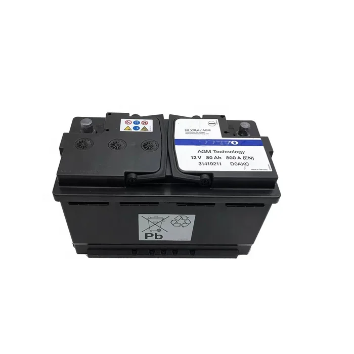 Volvo12v 80ah Car Battery - Reliable Start-Stop Performance