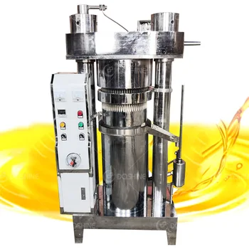 Vertical Perilla Seed Hydraulic Oil Press Tea Seed Automatic Korean Walnut Almond Sesame Cocoa Mobile Oil Machine