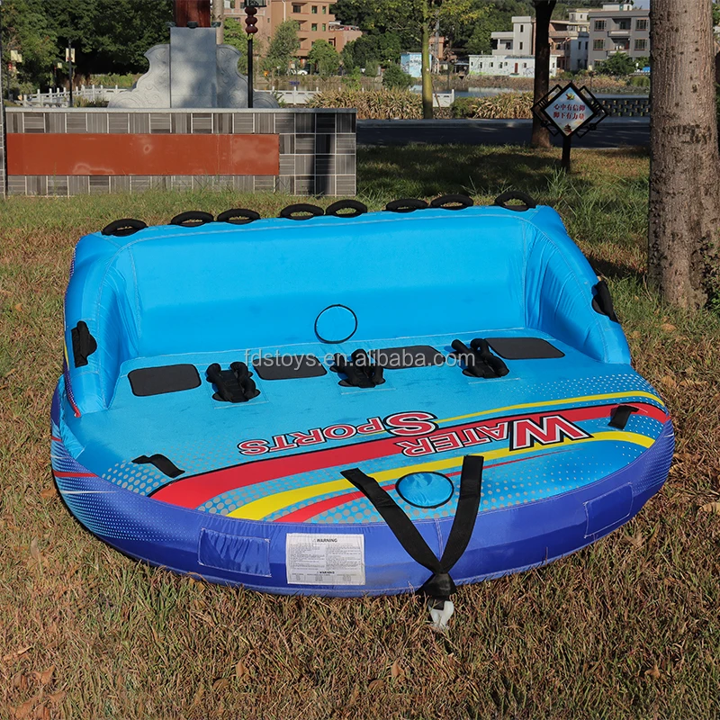 Fds New Heavy-duty Inflatable Towable Booster Tube - Four Person Water ...