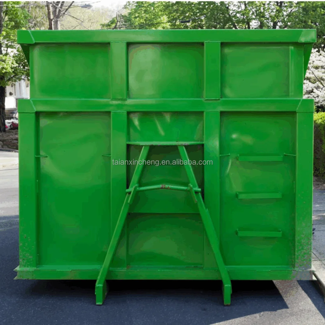 15cbm Waste Management Stackable Hook Lift Container Hook Lift Bin