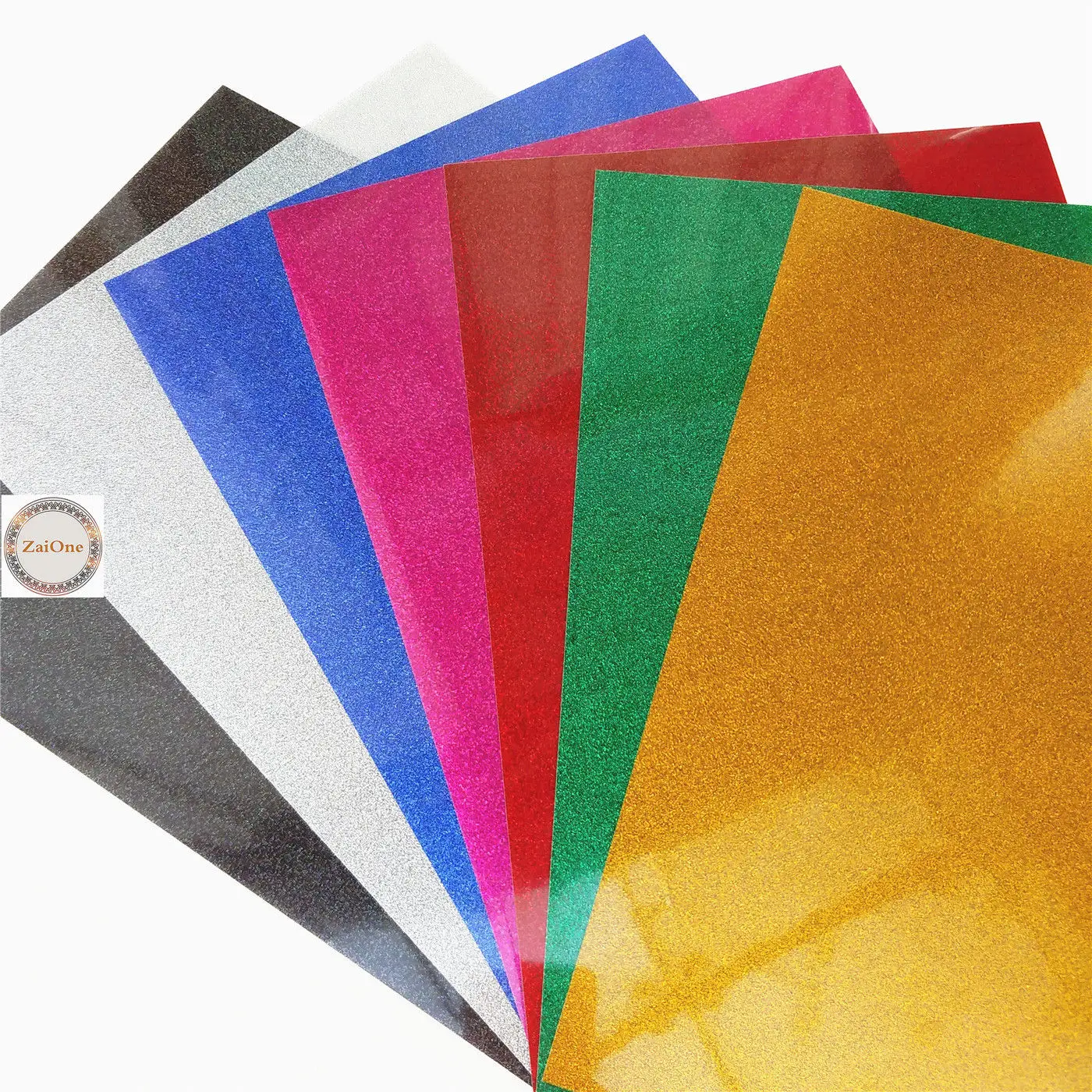 A4 Sheet Iron On Glitter Htv Sparkly Clothing Fabric Heat Transfer