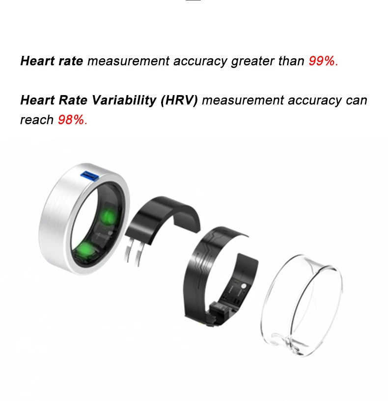 Smart Ring Health Heart Rate Monitor Ring Sport Tracker Ultrahuman Sleep Monitor Fitness Ring Smart