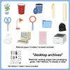 Archivadores de Escritorio - Blanco