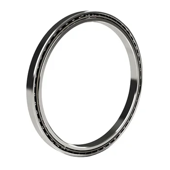 KF Series Angular Contact Ball Bearing Carbon Steel Model KF040CP0 (Thin-Section Type) Copper Cage ISO9001 Certified