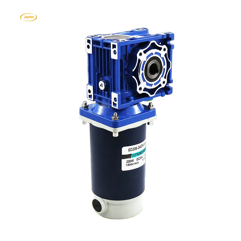 PMSM Motor With Worm Gear for Electric Vehicles for Caravan Electric Bed Lifting Fan Boat Electric Bicycle Commutation Brush