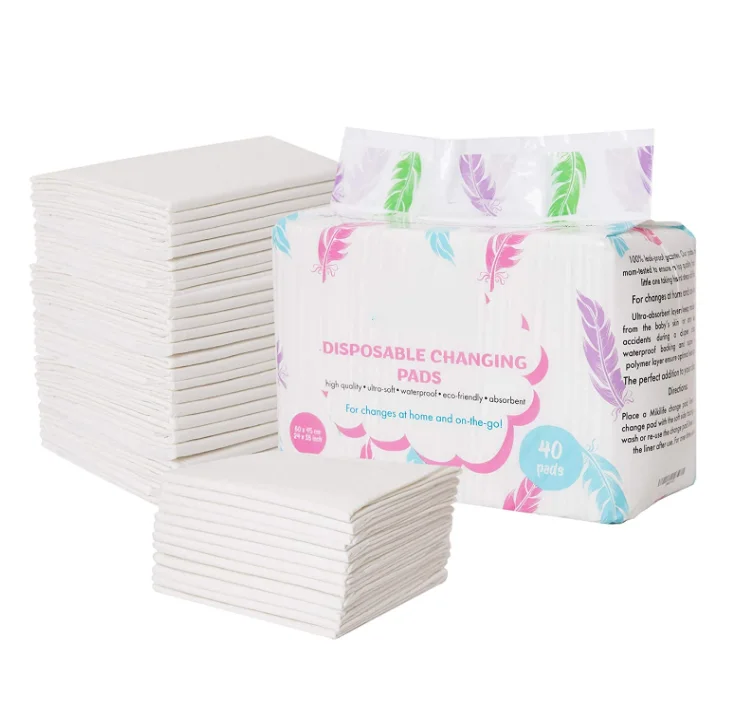 40 шт./упаковка, детские одноразовые пеленки