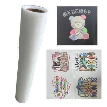 Printable 0.6*100m A3 dtf film rolls matte pet heat transfer film dtf a3 pet film